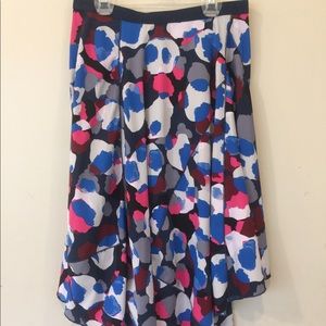 High Low Pink and Blue skirt